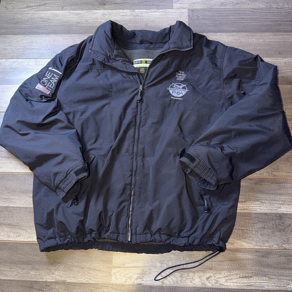 Boeing P-8A Poseidon One Team Jacket XL First Delivery August 2008 Fleece Lined